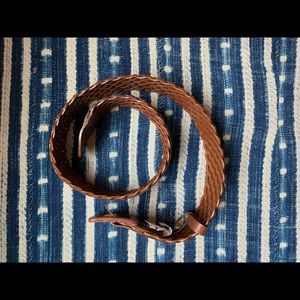 J.Crew Brown Woven Belt. Size S-M